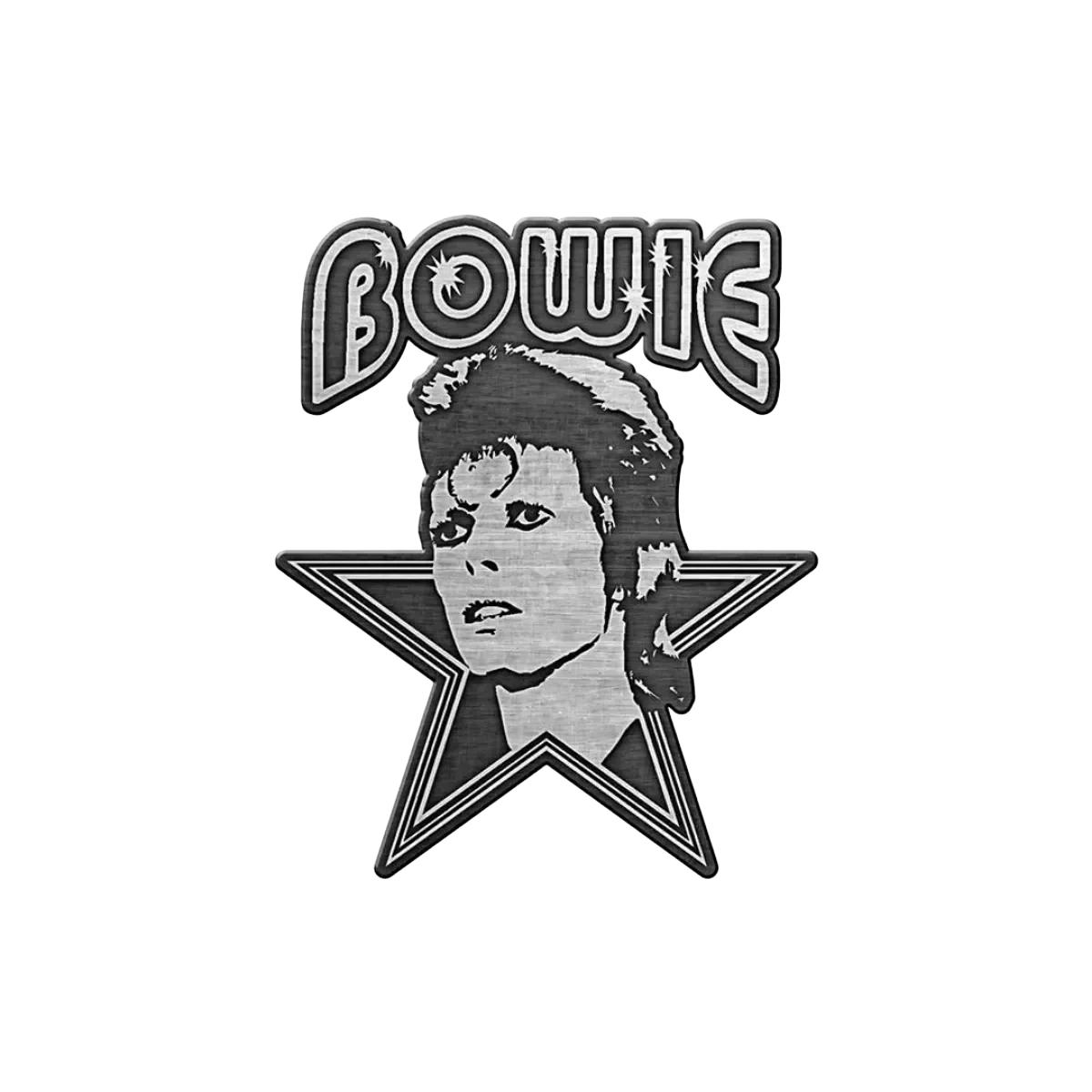 Bowie Aladdin Sane Pin Badge