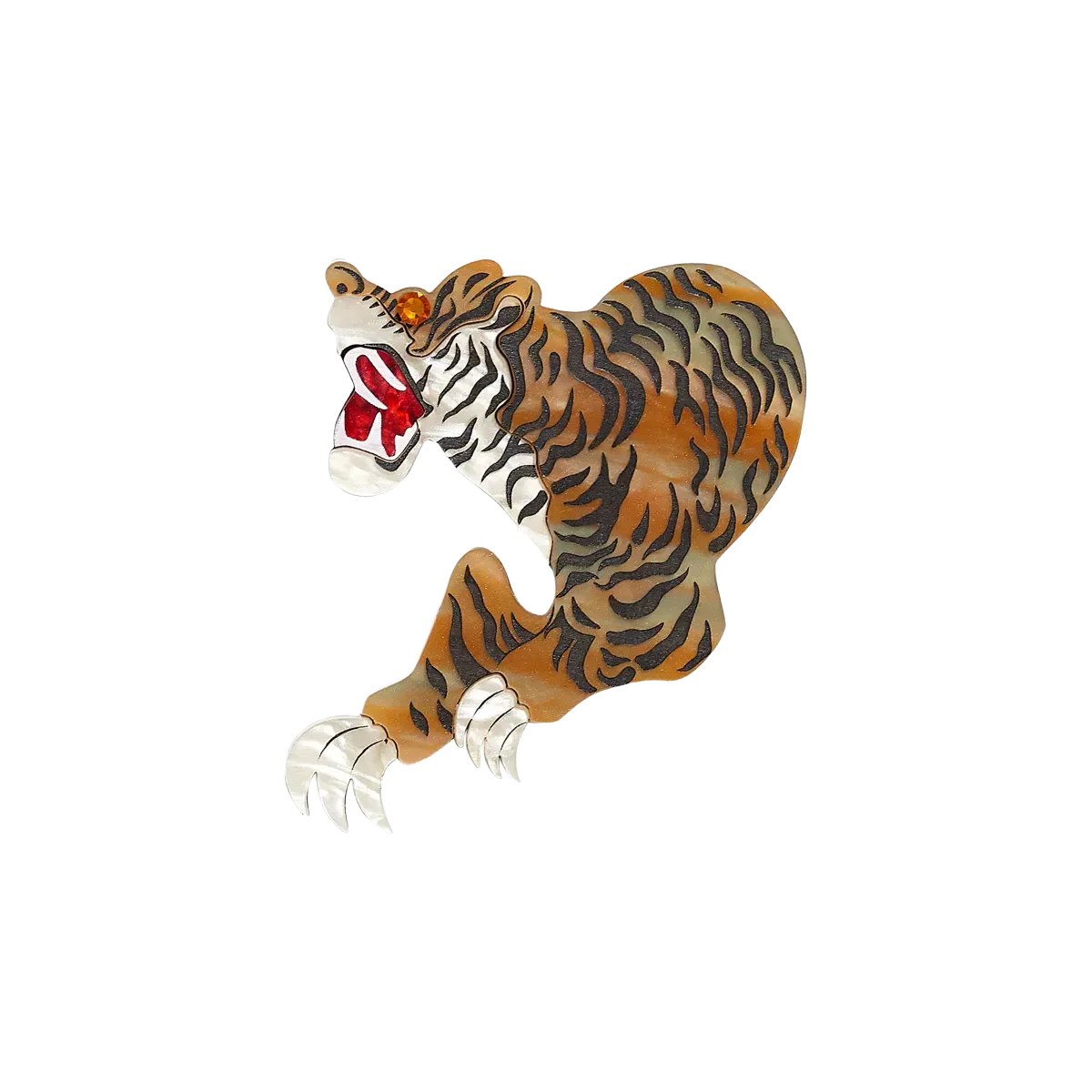 Bowie Tiger Brooch