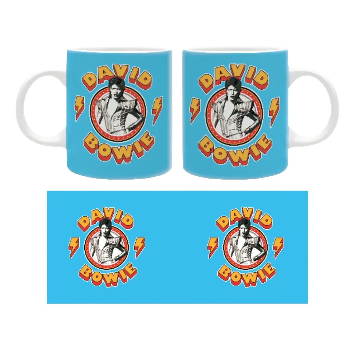 David Bowie Block Mug