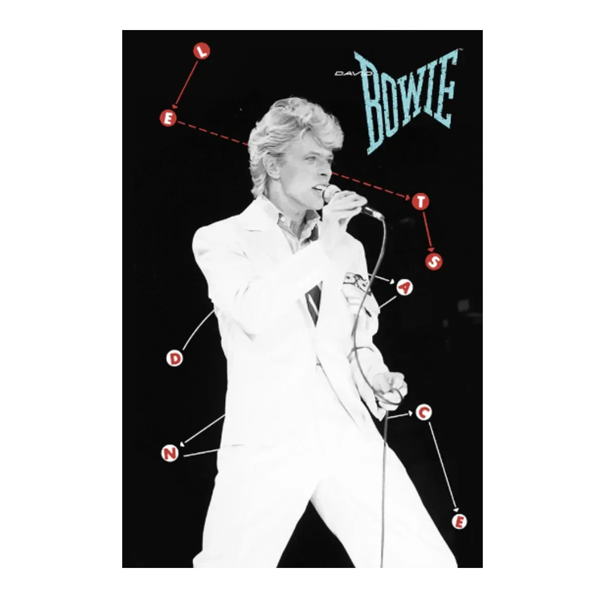 David Bowie Dance Poster