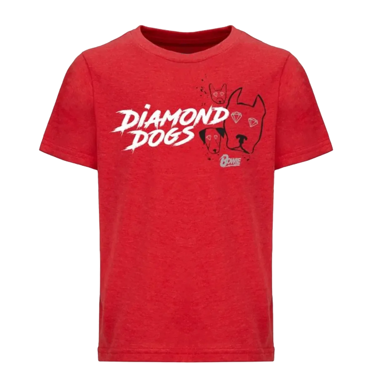 David Bowie Diamond Dogs Rad Youth T-Shirt - Red