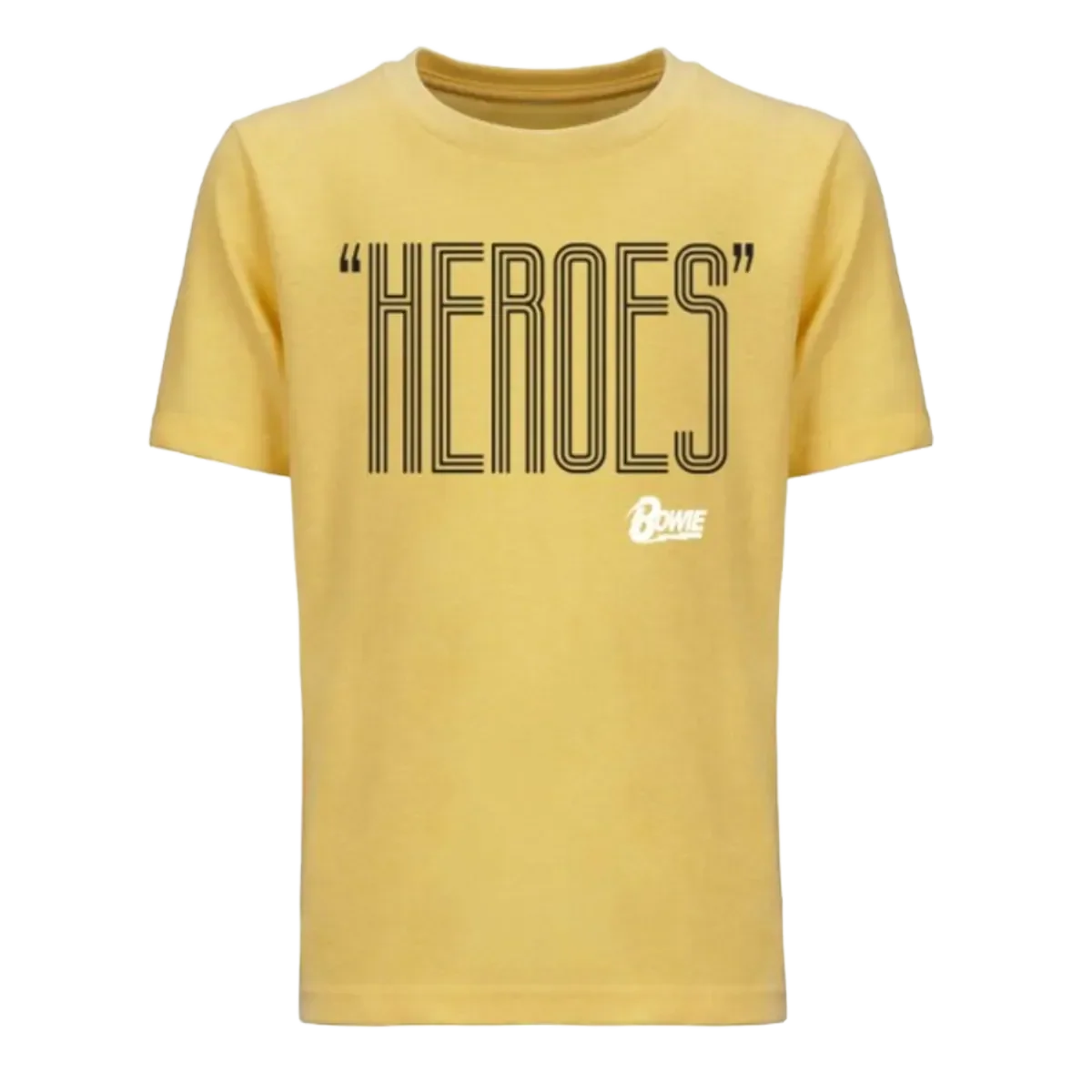 David Bowie Heroes Black/White Youth T-Shirt