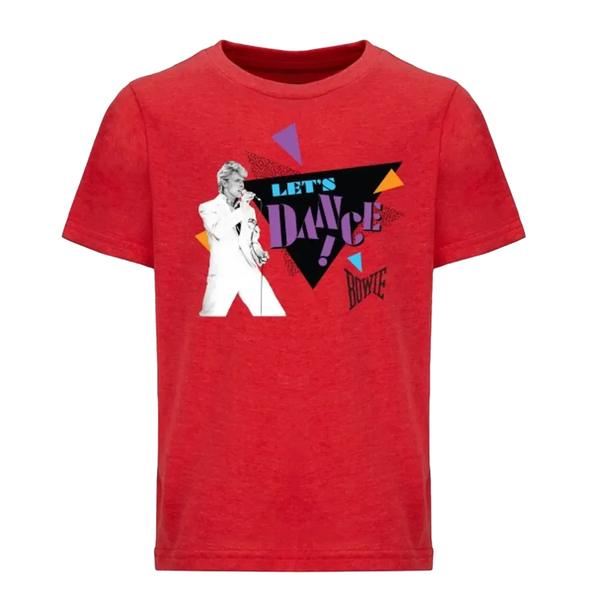 David Bowie Lets Dance Vice Youth T-Shirt - Red