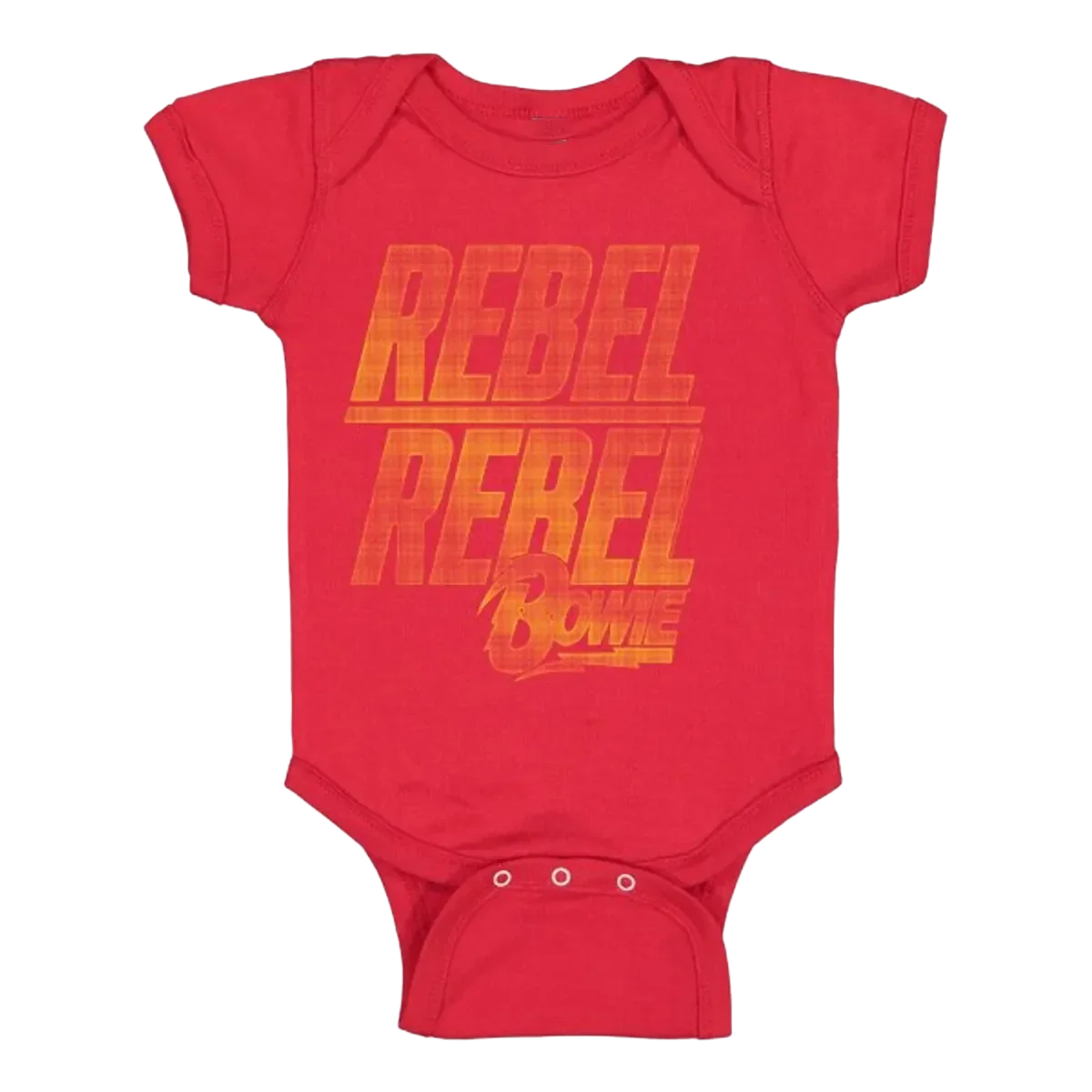 David Bowie Pomelo Rebel Logo Newborn/Infant Onesie
