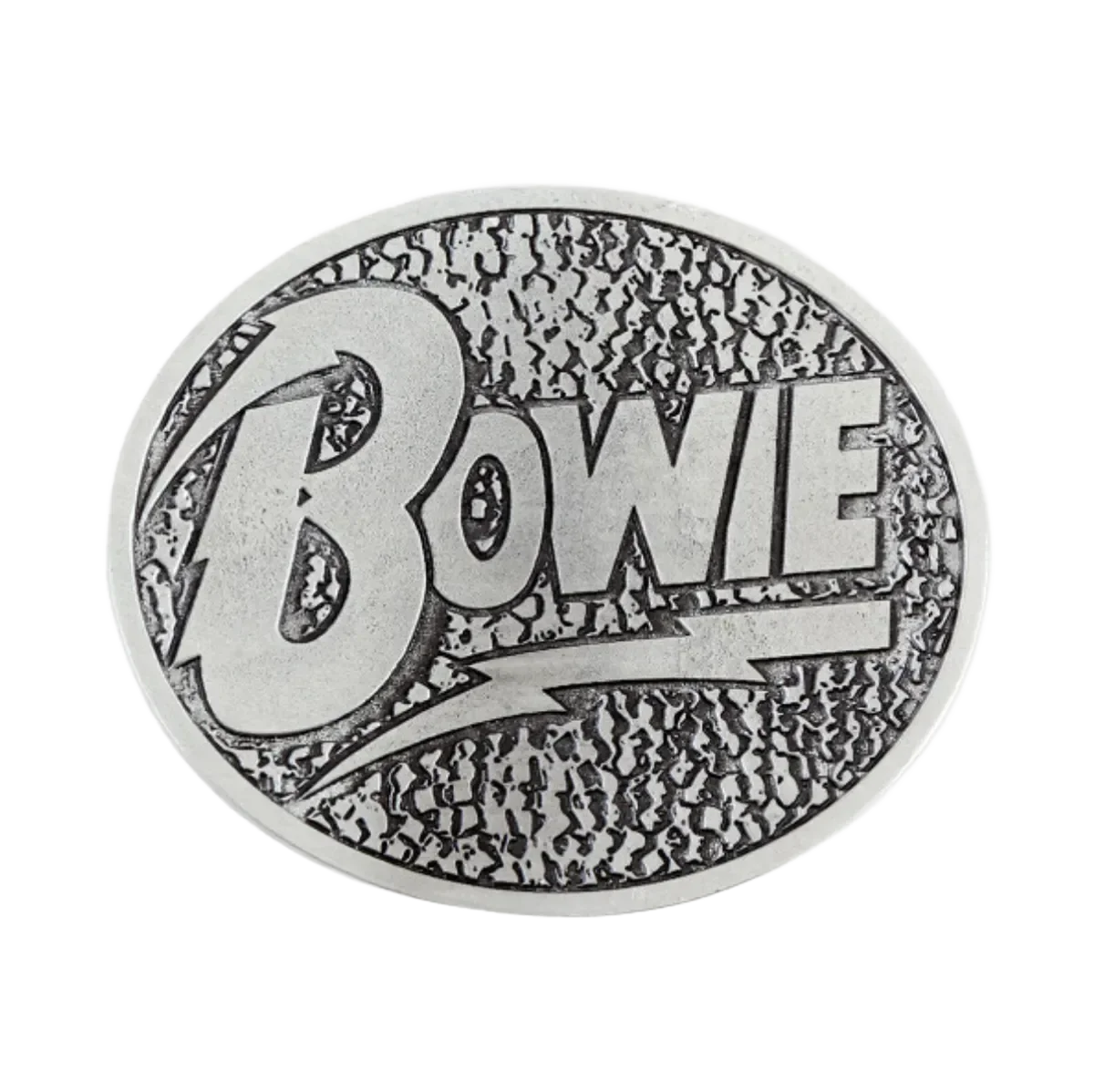 David Bowie Silver Finish Belt Buckle