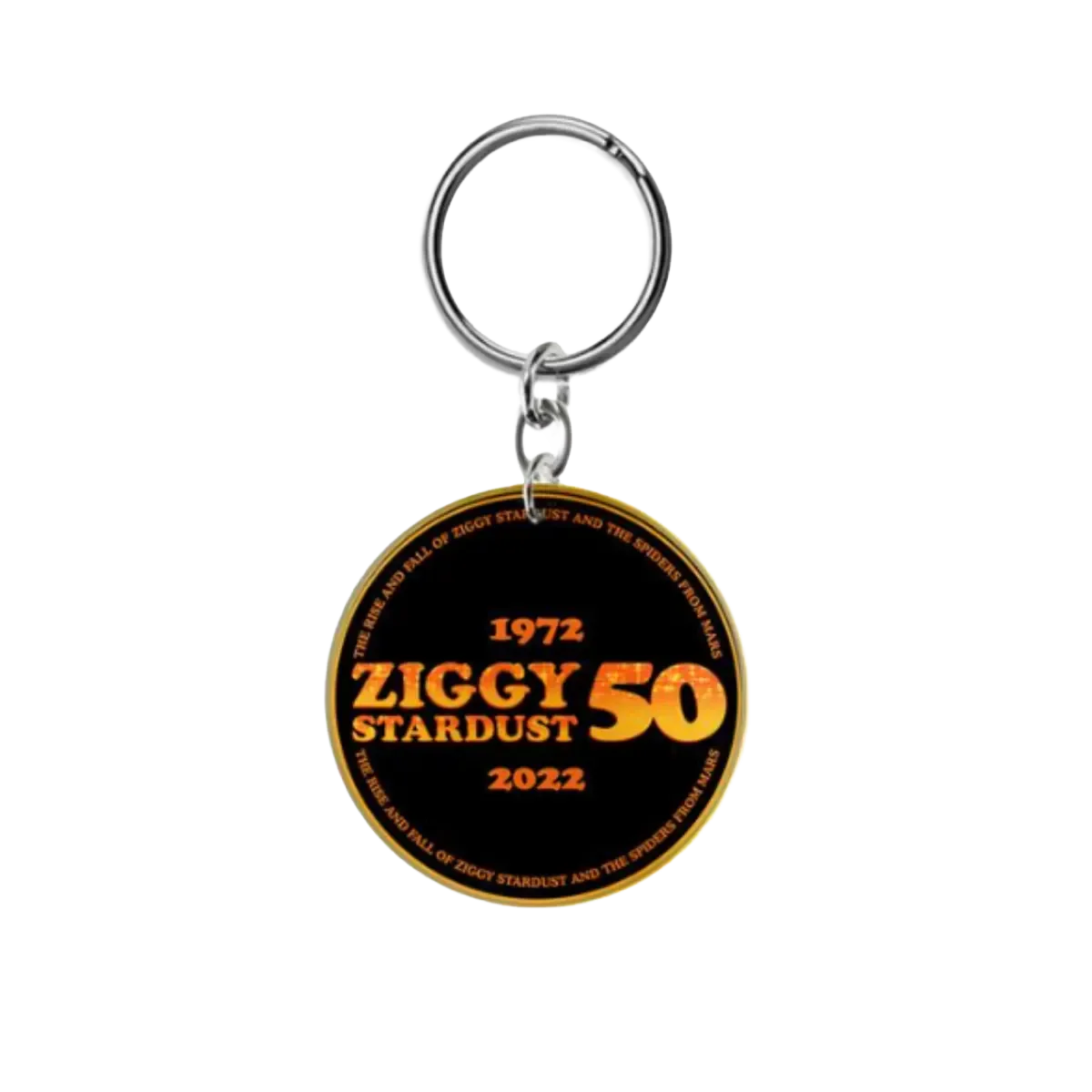 David Bowie Ziggy Stardust 50 Keyring