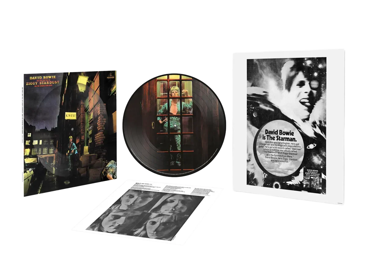 The Rise and Fall of Ziggy Stardust and the Spiders From Mars 50th Anniversary Picture Disc LP